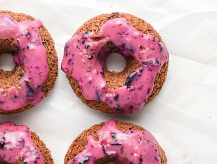 Healthy Blueberry Donuts (V/GF)