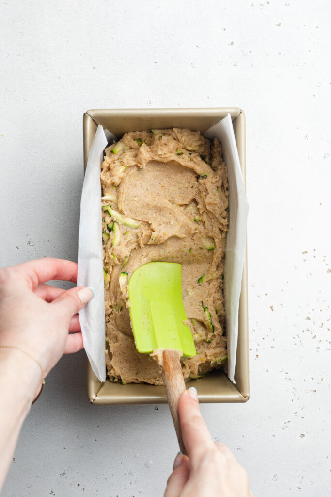 gluten-free zucchini bread step 4