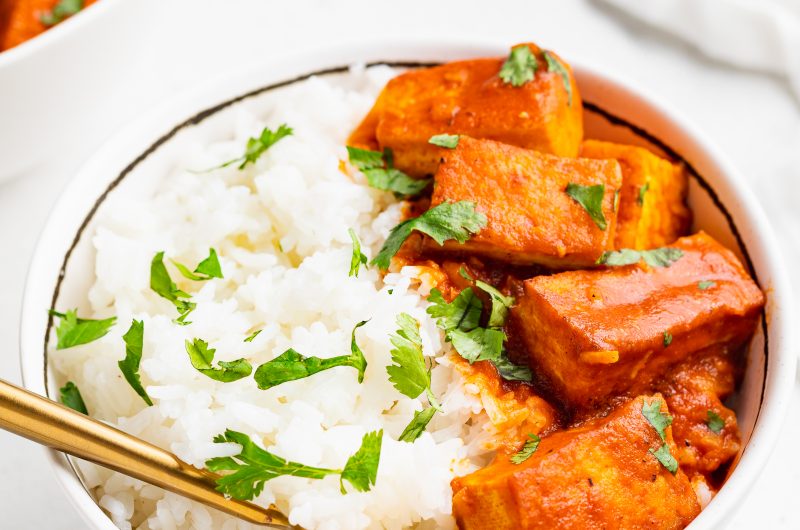 Vegan Tofu Tikka Masala (Gluten-Free)