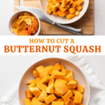 How to Cut Butternut Squash pin