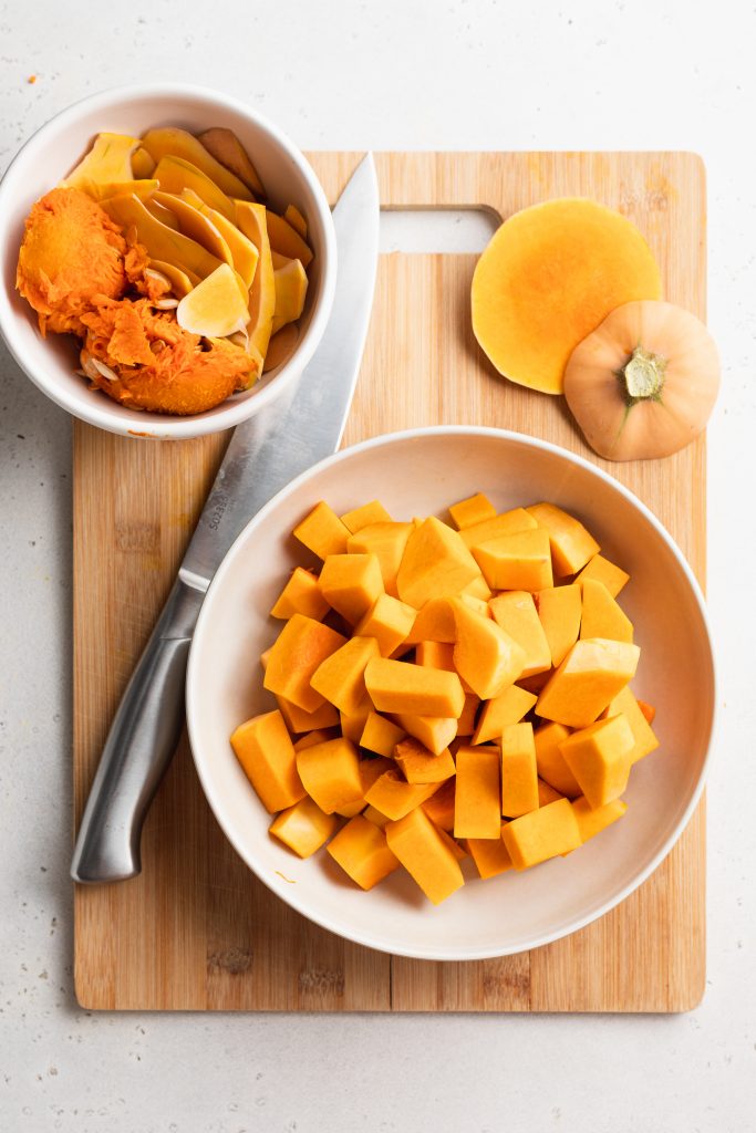 cut butternut squash