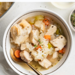 Leftover Turkey and Rice Soup