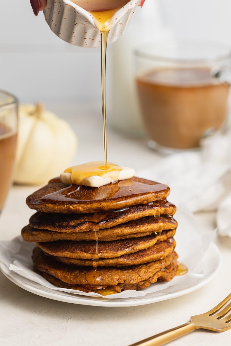 Gluten-Free Pumpkin Pancakes (Dairy-Free Option)
