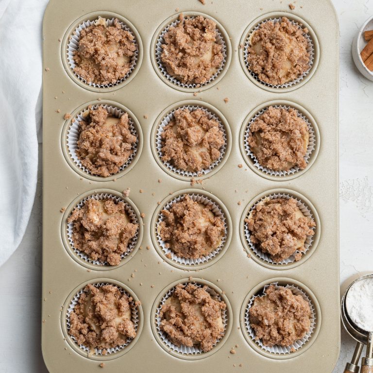 gluten-free coffee cake muffins step 4