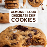 Perfect Almond Flour Chocolate Chip Cookies Pin