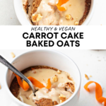 Carrot Cake Baked Oats pin