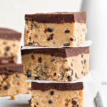 Healthy No-Bake Cookie Dough Bars pin