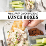 Meal Prep Chicken Salad Lunch Boxes pin