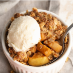 5-Ingredient Single Serve Apple Crumble